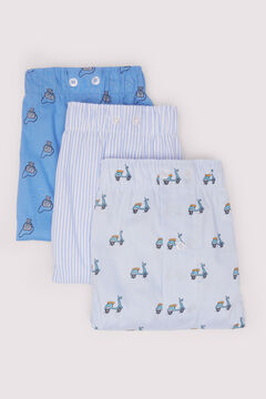 Springfield Pack 3 boxers Italia azul