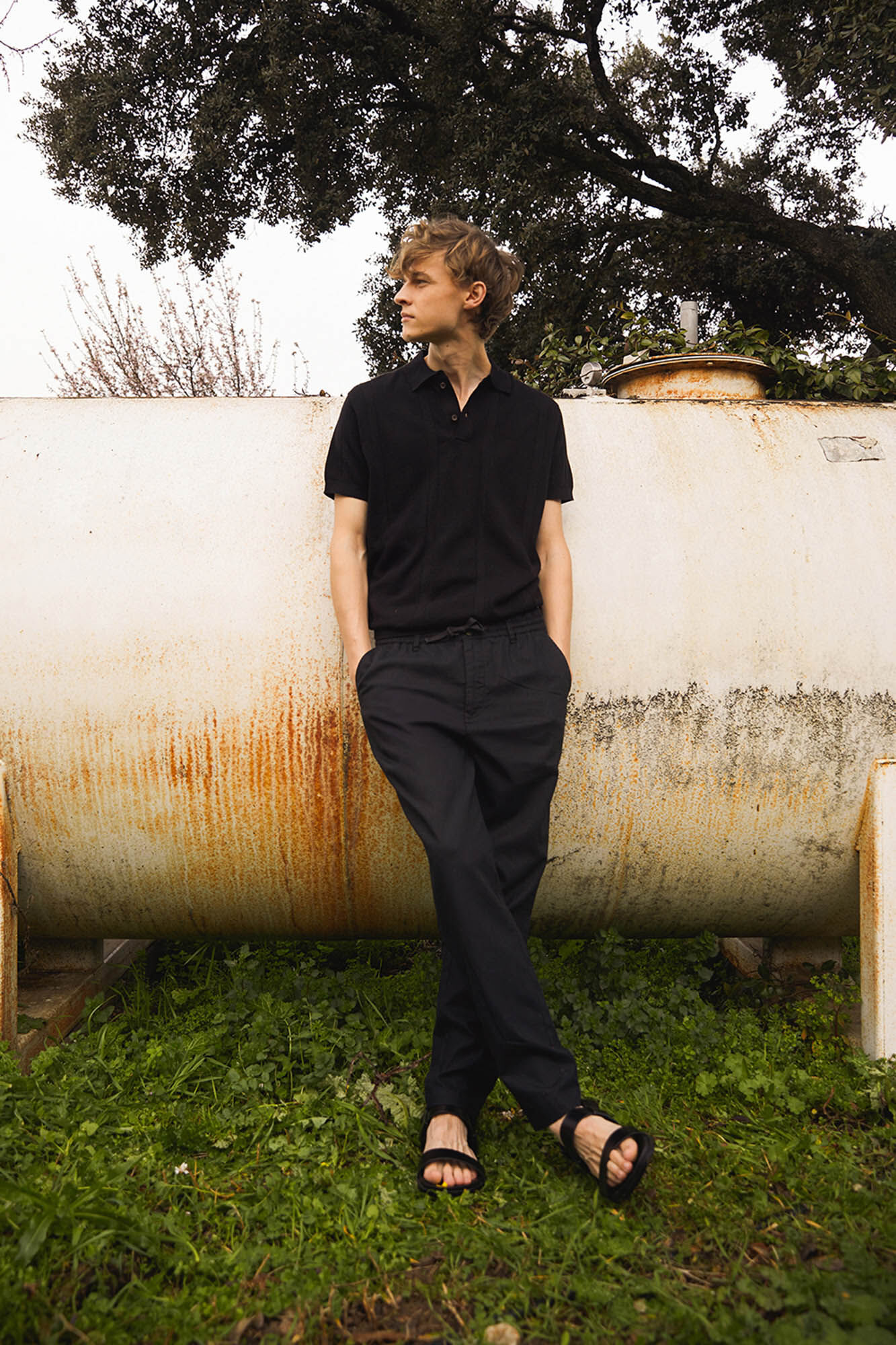 Pantalon chino lino Pantalones para hombre WomenSecret MX