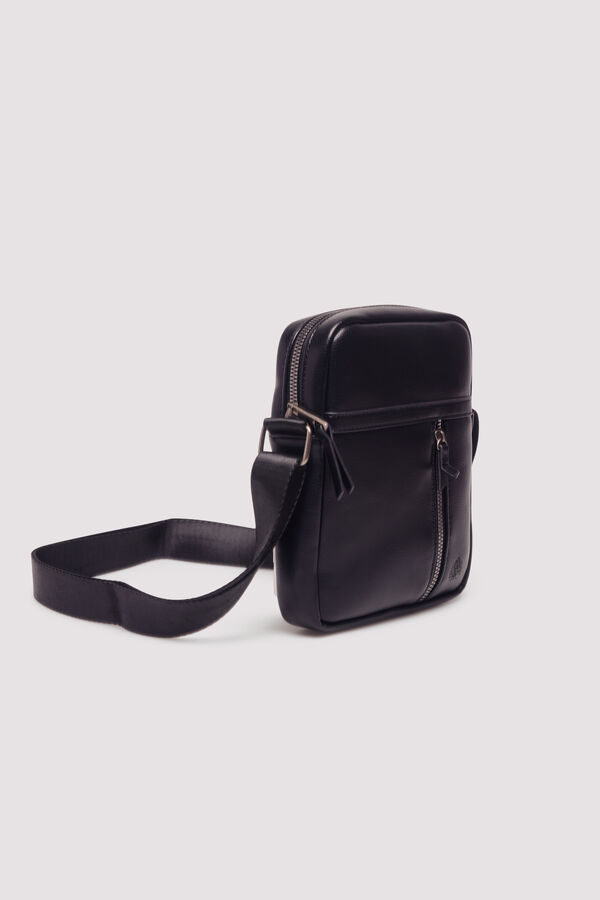 Springfield Bolsa mediana cruzada negra negro