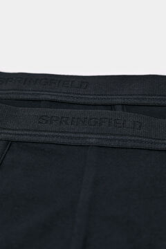 Springfield Pack 2 slips básicos negro