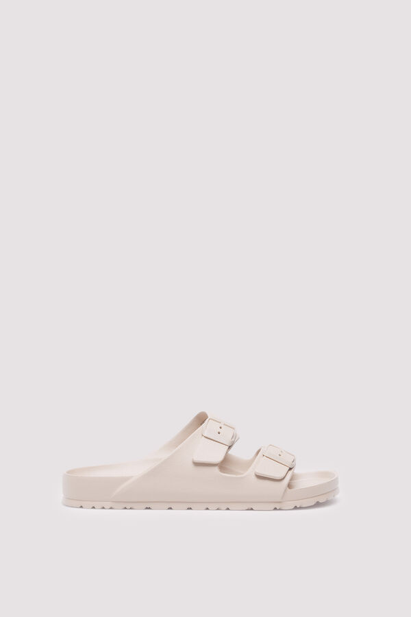 Springfield Sandalia engomada hebillas beige