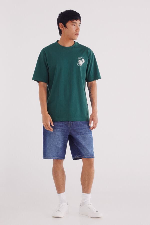 Springfield Camiseta baseball verde