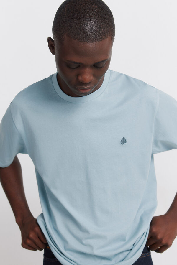 Springfield Camiseta b&aacute;sica logo Springfield azul