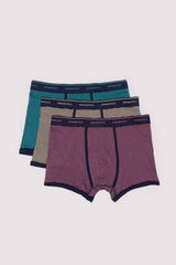 Springfield Pack 3 bóxeres rayas azul