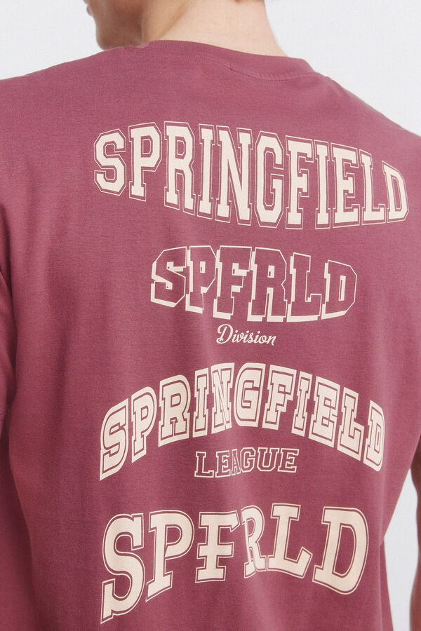 Springfield Playera Springfield p&uacute;rpura
