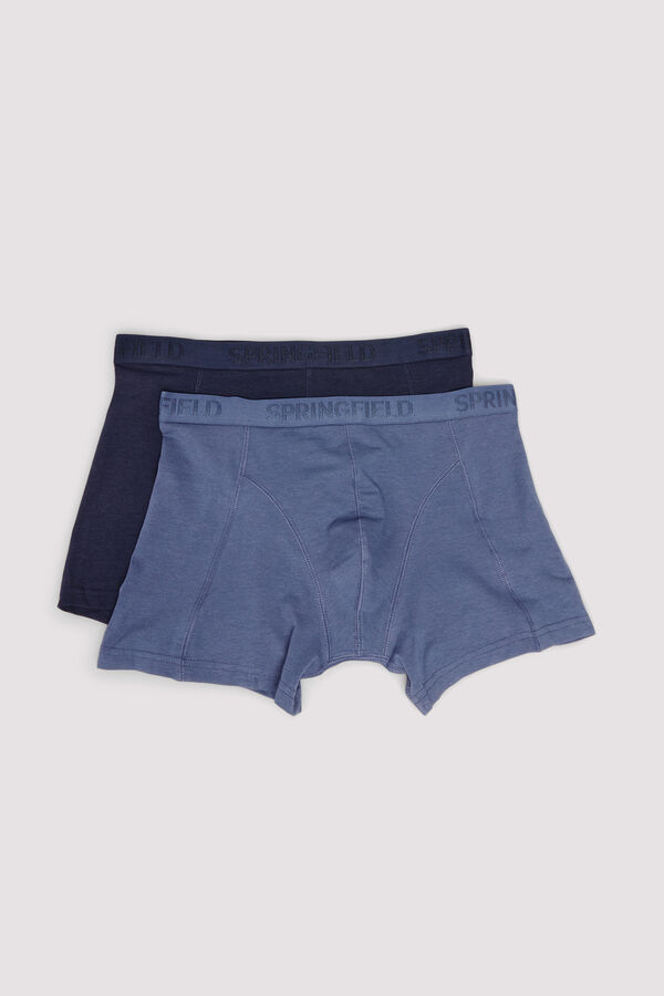 Springfield Pack 2 boxers bamboo azul