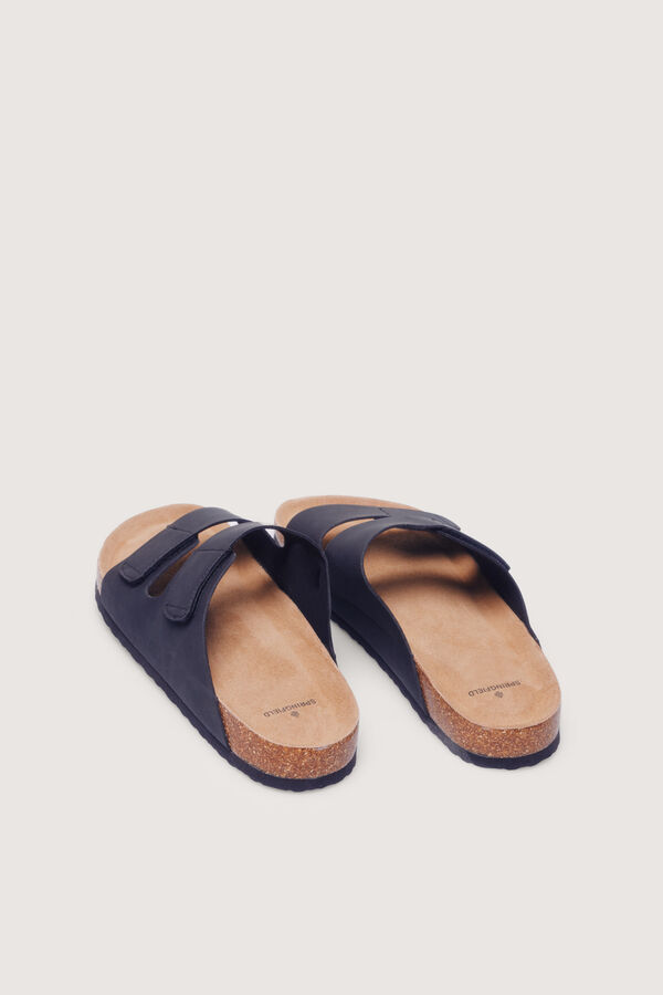 Springfield Sandalia velcro doble hebilla negro