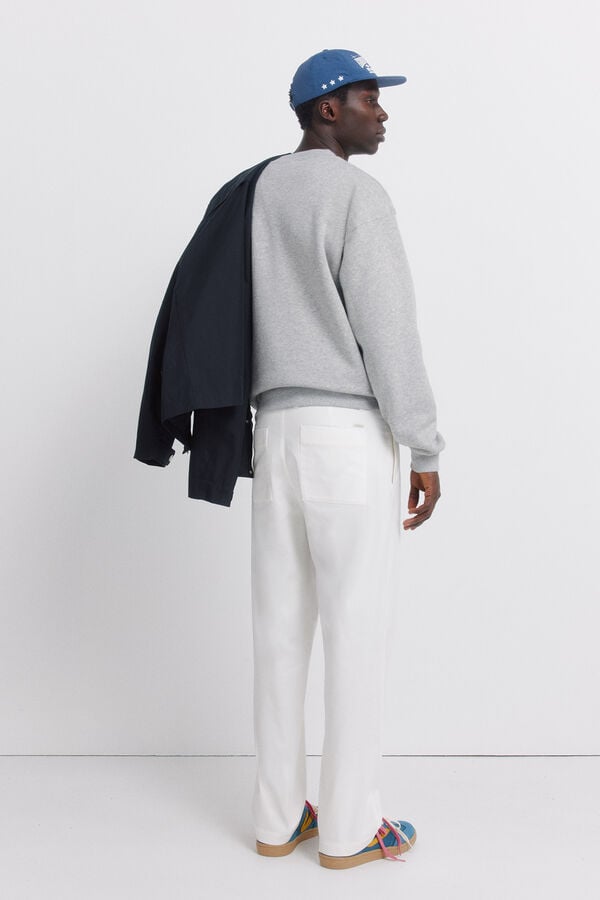 Springfield Pantal&oacute;n recto relaxed fit marfil