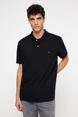 Springfield Polo básico piqué negro