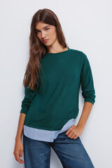 Springfield Playera combinada verde