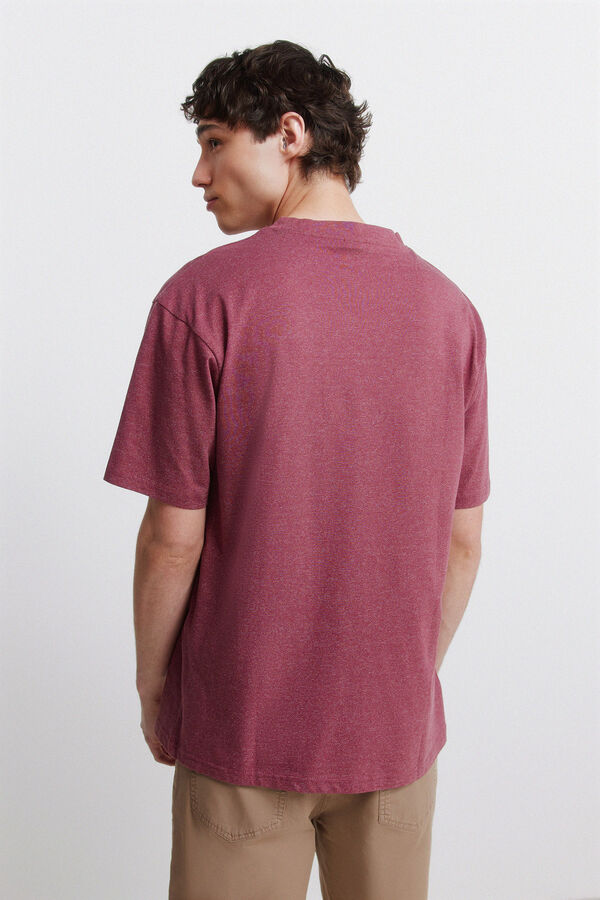 Springfield Playera inyectada oscura p&uacute;rpura