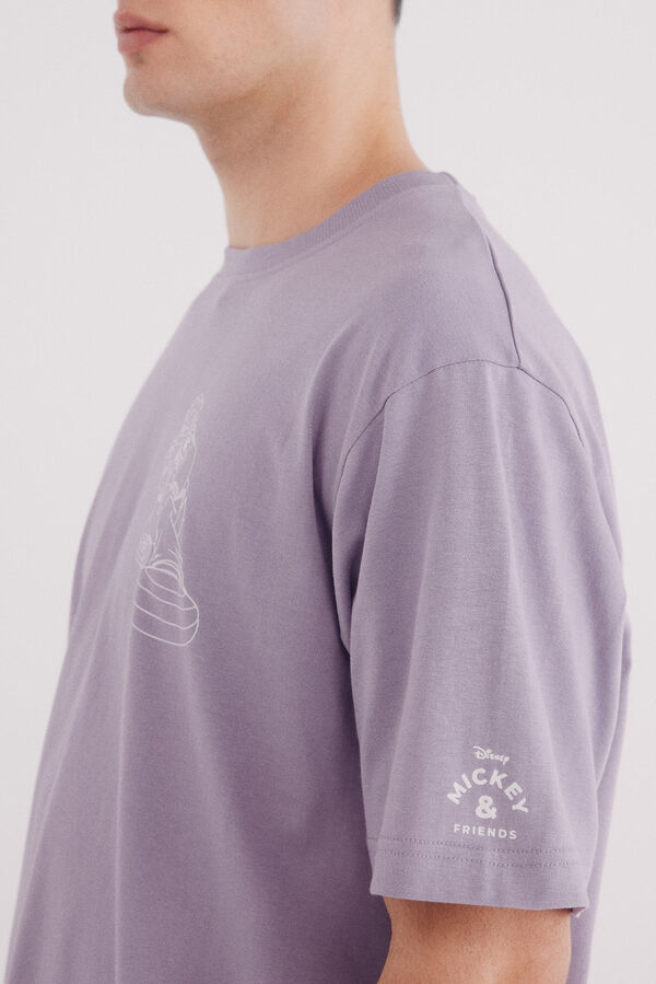 Springfield Playera Donald On Focus morado/lila