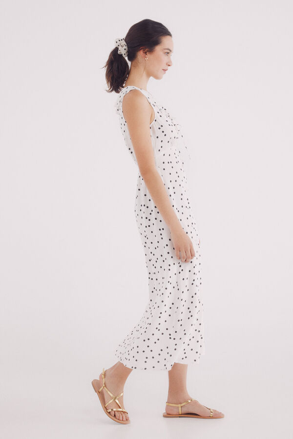Springfield Vestido midi puntos estampado