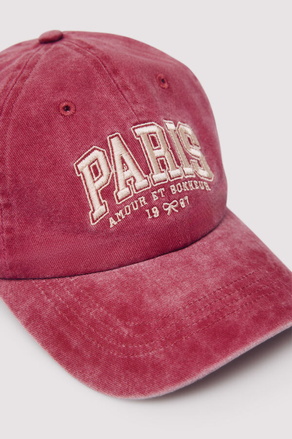 Springfield Gorra "Par&iacute;s" p&uacute;rpura