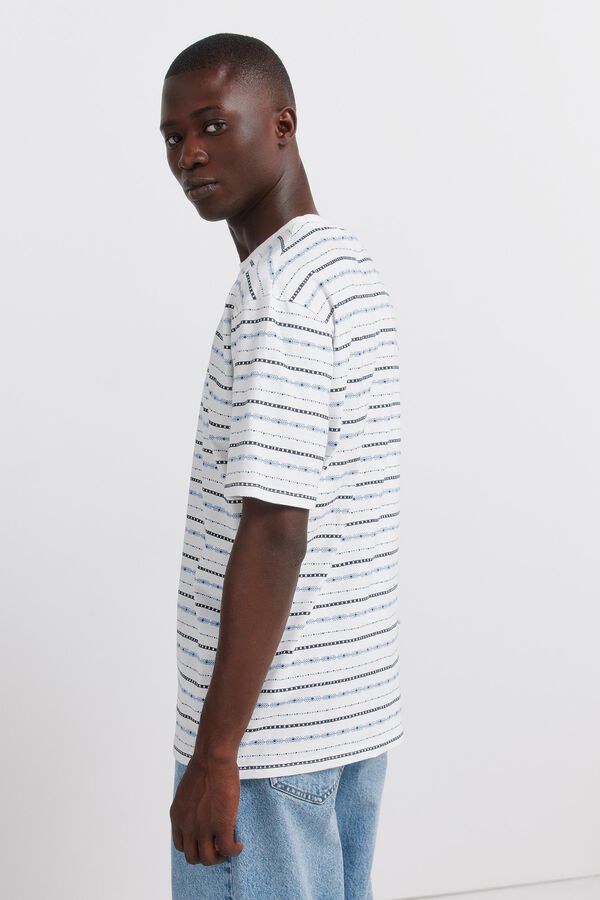 Springfield Playera b&aacute;sica Aop marfil