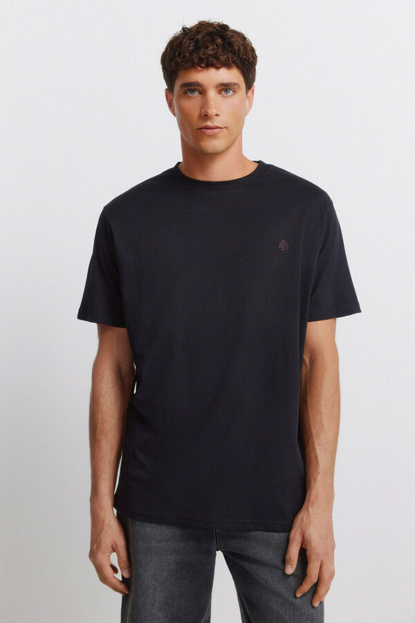 Springfield Playera b&aacute;sica logo Springfield negro