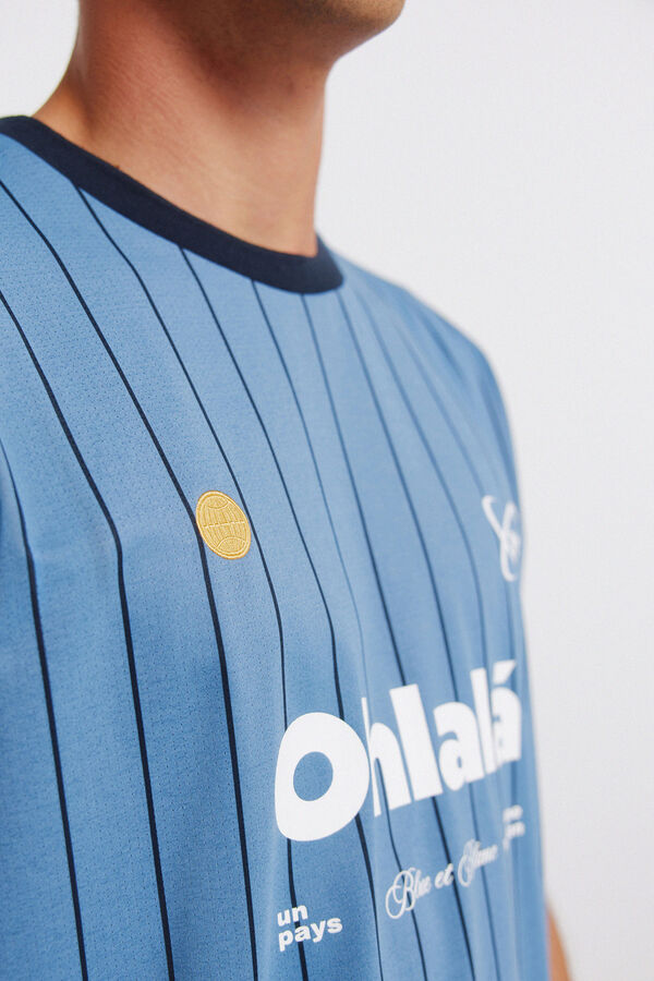 Springfield Playera de f&uacute;tbol Ohlal&aacute; azul