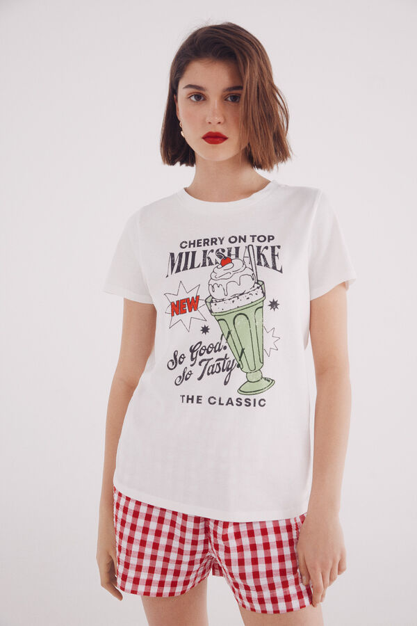 Springfield Playera "Cherry love" estampado