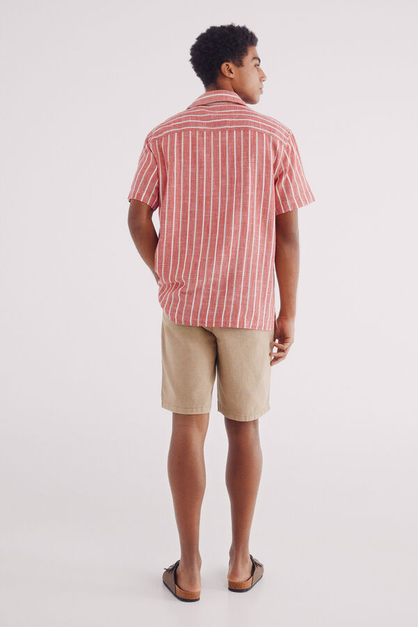 Springfield Bermudas algodón comfort fit beige