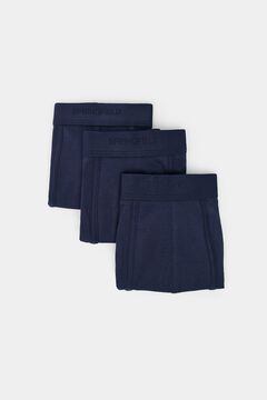 Springfield Pack 3 bóxers básicos azul