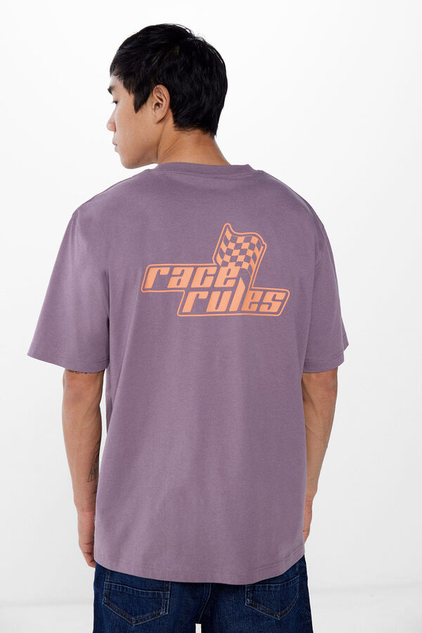 Springfield Playera race rules morado/lila