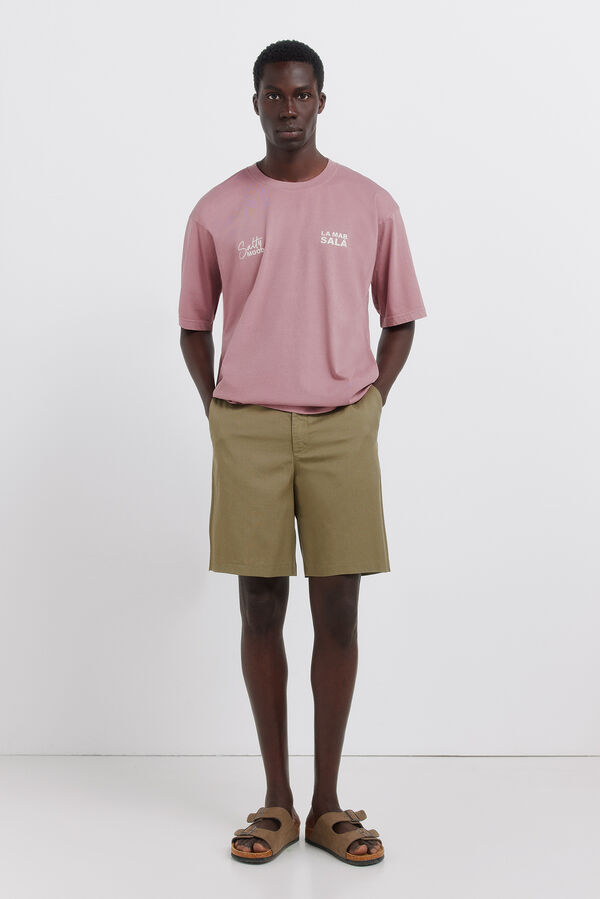 Springfield Playera mar sal&aacute; rosa