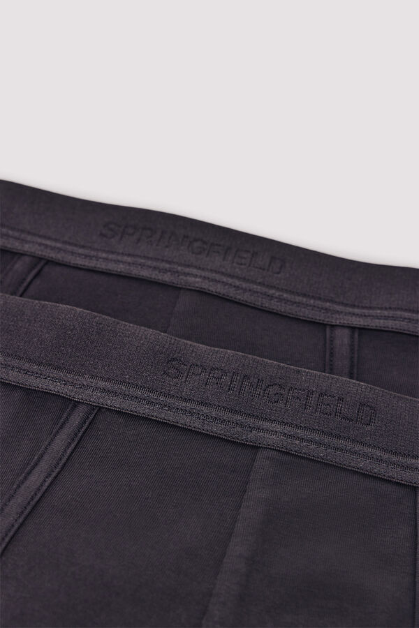 Springfield Pack 2 slips básicos negro