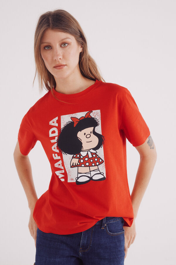 Springfield Playera "Mafalda" rojo
