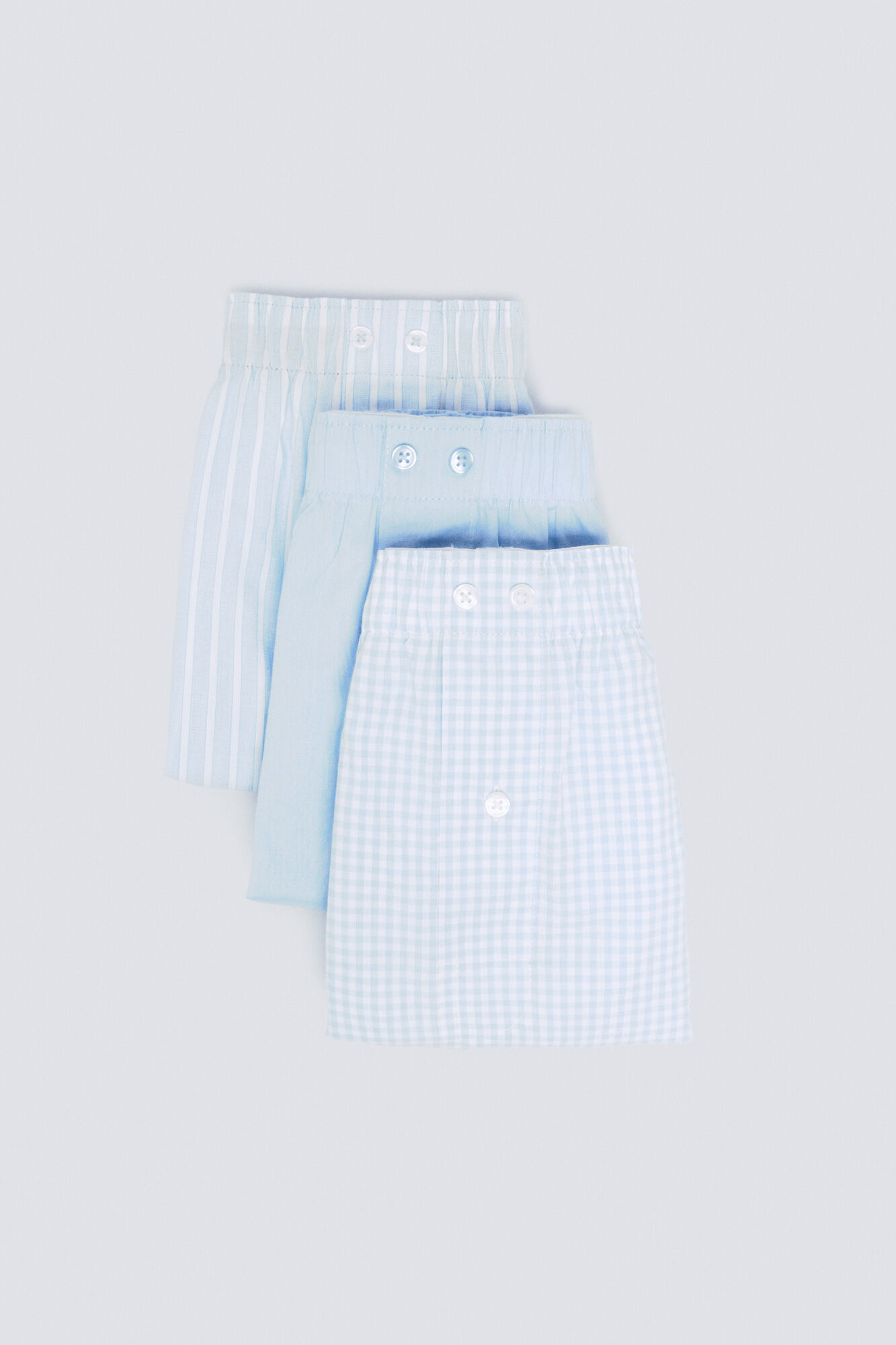 Springfield Pack de 3 calzones popel&iacute;n estampados