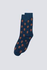 Springfield Calcetín de galleta calcetín azul indigo