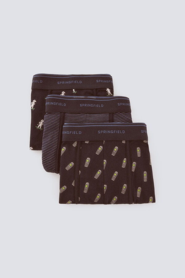 Springfield 3 boxers 90s azul