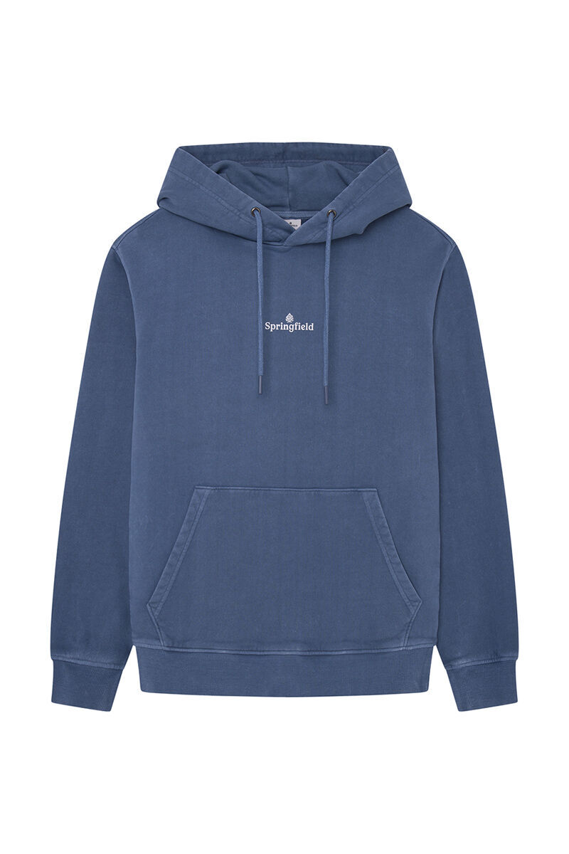 Sudadera capucha basica lavada Sudaderas para hombre WomenSecret MX