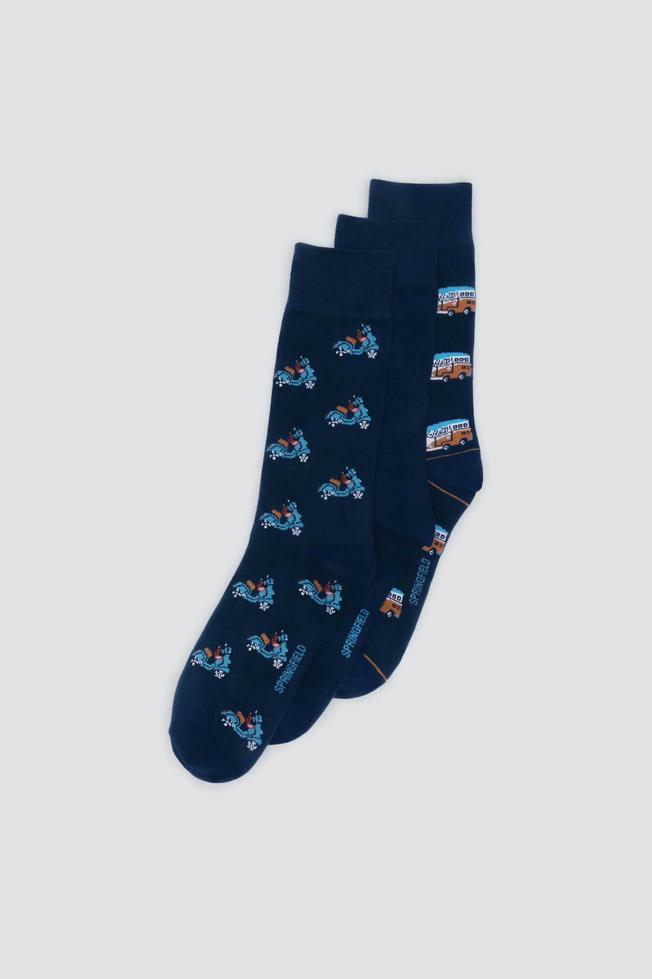 Springfield Pack de 5 calcetines oscuros