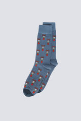 Springfield Calcet&iacute;n alto odie azul