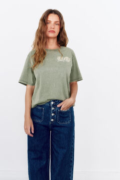 Springfield Playera "Sunrise" kaki