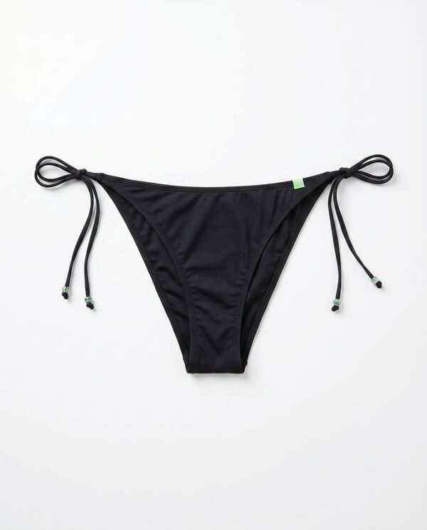HI&BYE Panty de bikini con tiras negro negro