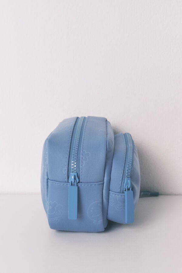 Women'secret Neceser de neopreno con estampado azul mediano de Mr. Men azul