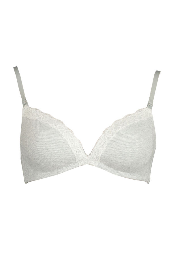 Womensecret LOVELY Brasier 'maternity' algodón gris gris