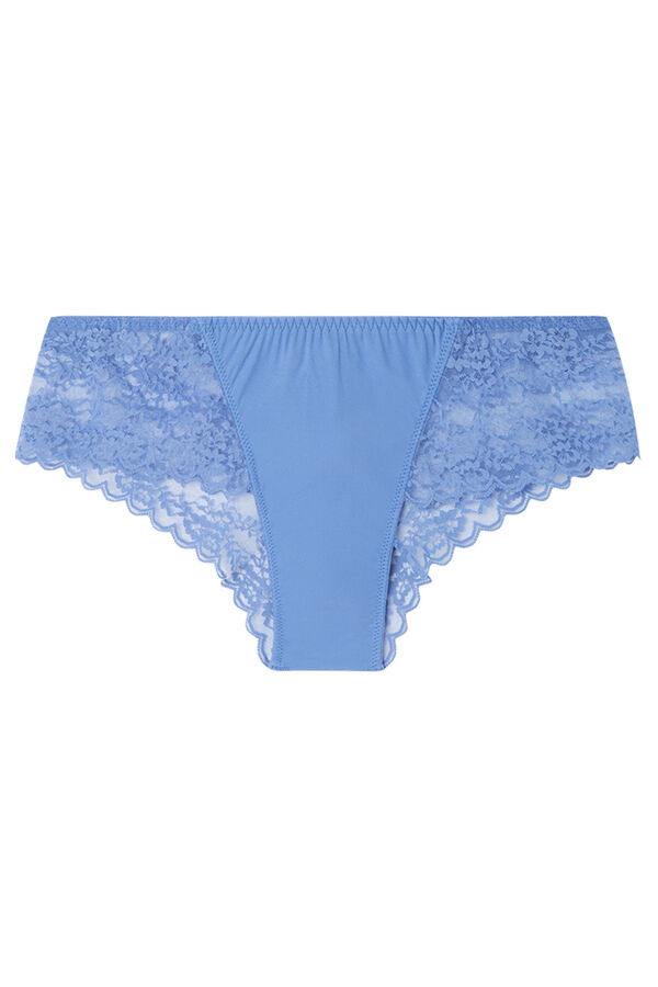 Womensecret Panty brasileño ancha azul azul