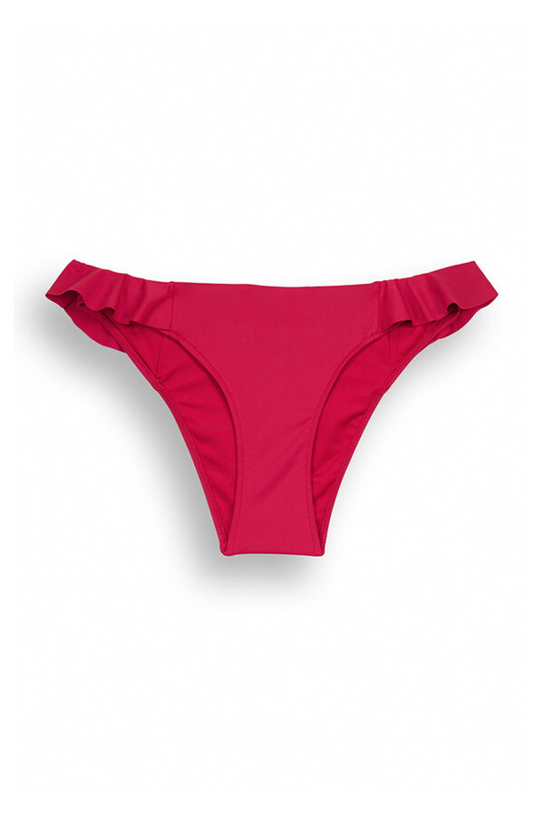 Womensecret Braga bikini clásica volante rojo rojo