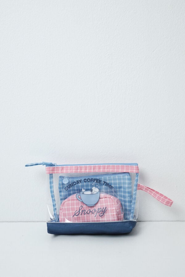 Women'secret Pack 3 neceseres Snoopy cuadros estampado