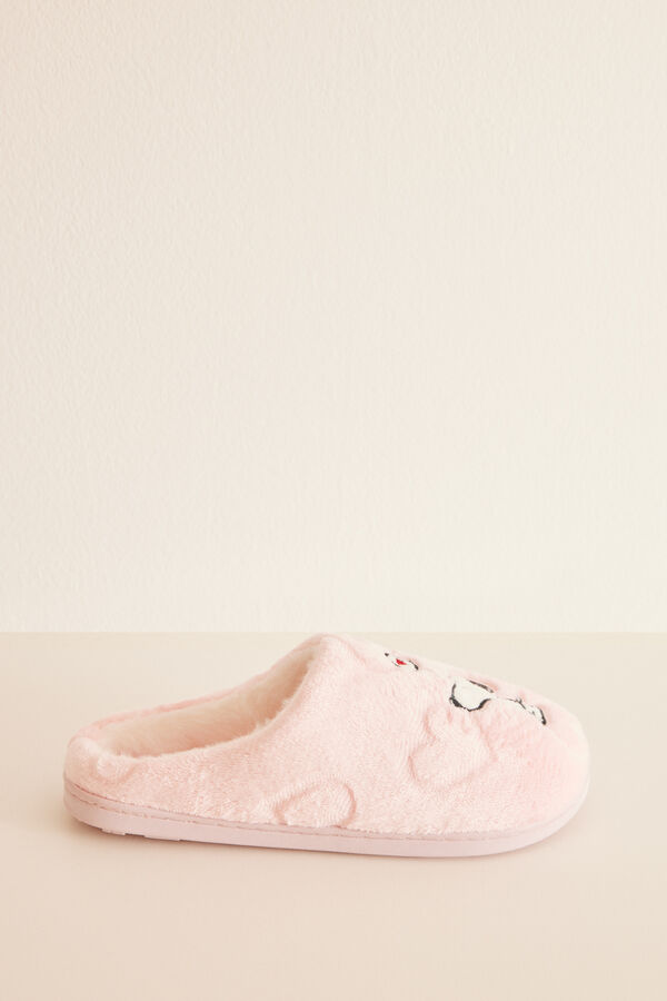 Womensecret Pantuflas Snoopy corazón rosa
