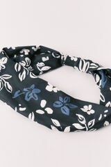 Women'secret Diadema para el pelo con estampado de flores estampado
