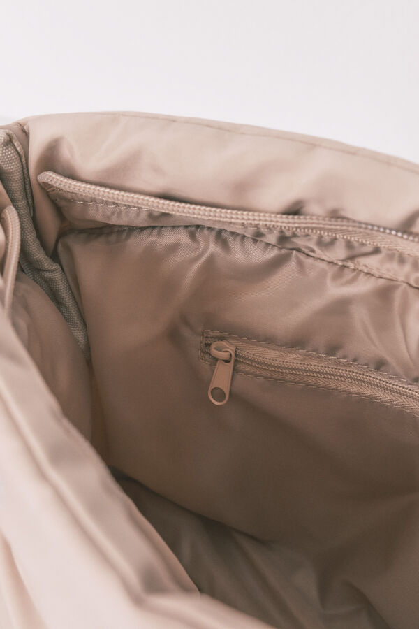 Women'secret Neceser acolchado beige de Snoopy nude