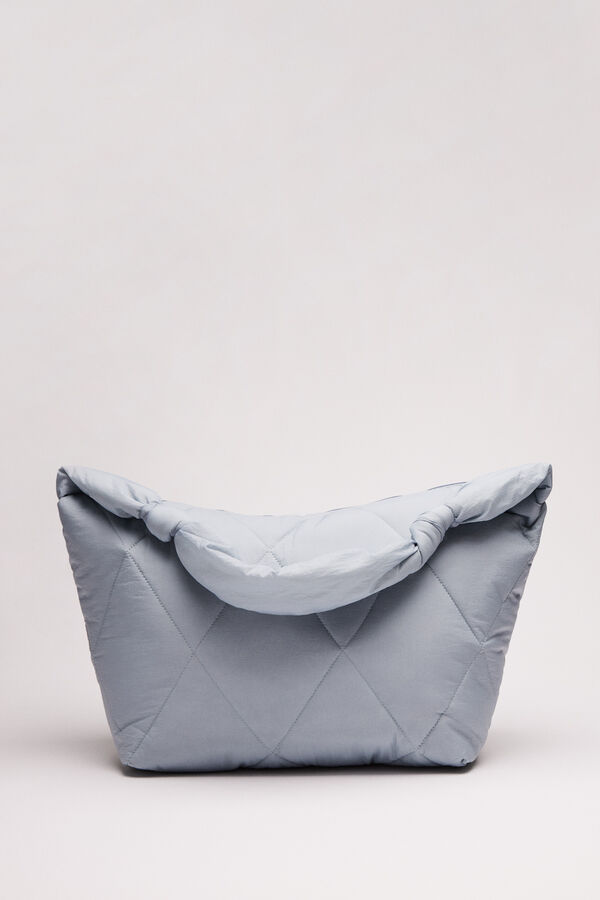 Womensecret Bolsa grande acolchada nylon verde