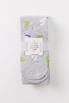 Womensecret Pack 3 calcetines altos osos polares estampado