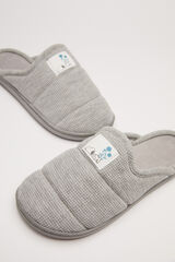 Womensecret Pantuflas gris Snoopy gris