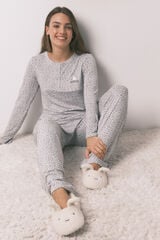 Women'secret Pijama larga con estampado animal de Miffy estampado