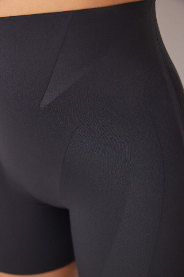 Womensecret Pantalón corto reductor y push up negro negro