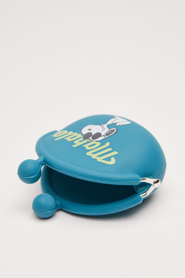 Womensecret Monedero silicona Snoopy azul 
